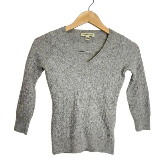 Banana Republic Sweaters - Banana Republic Italian Yarn Gray Wool Blend Cropped Sweater Size XS